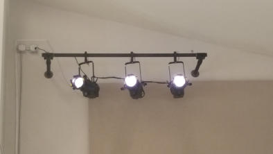 stage lighting installation