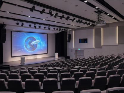 projection screen installation
